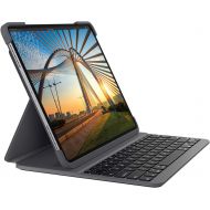 [아마존베스트]Logitech SLIM FOLIO PRO Backlit Bluetooth Keyboard Case for iPad Pro 12.9-inch (3rd and 4th gen) - Graphite