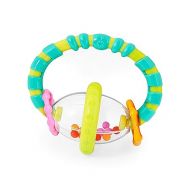 Bright Starts Grab & Spin Baby Rattle & BPA-Free Teether Toy, Ages 3 Months+