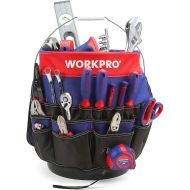 WORKPRO Bucket Tool Organizer with 51 Pockets Fits to 3.5-5 Gallon Bucket (Tools Excluded)