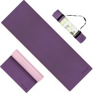 TOPLUS Yoga Mat - Upgraded Yoga Mat Eco Friendly Non-Slip Exercise & Fitness Mat with Carrying Strap, Workout Mat for All Type of Yoga, Pilates(1/4 inch-1/8 inch)