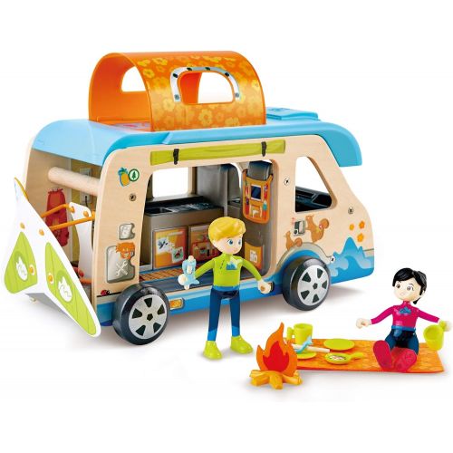  Hape Adventure Van, Pretend Play with Action Figures
