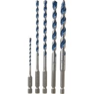 Bosch HCBG500 5 Piece BlueGranite Carbide Hammer Drill Bit Starter Set