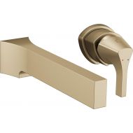 Delta Faucet T574LF-CZWL Single Handle Bathroom Faucet Trim Wall-Mount, Champagne Bronze