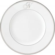 Lenox Federal Platinum Script Monogram Dinnerware Dinner Plate, N
