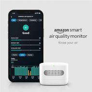 Amazon Smart Air Quality Monitor - Know your air, Works with Alexa