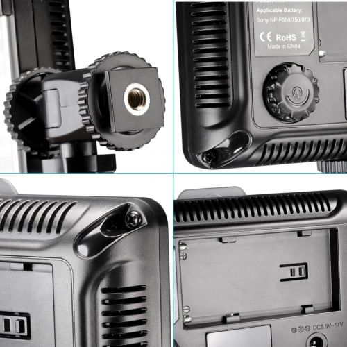 니워 [아마존베스트]Neewer on Camera Video Light Photo Dimmable 176 LED Panel with 1/4 Thread for Canon, Nikon, Sony and Other DSLR Cameras, 5600K (Battery Not Included)