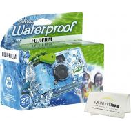 [아마존베스트]Fujifilm Quick Snap Waterproof 27 exposures 35mm Camera 800 Film, 1 Pack + Quality Photo Microfiber Cloth (2 Pack)
