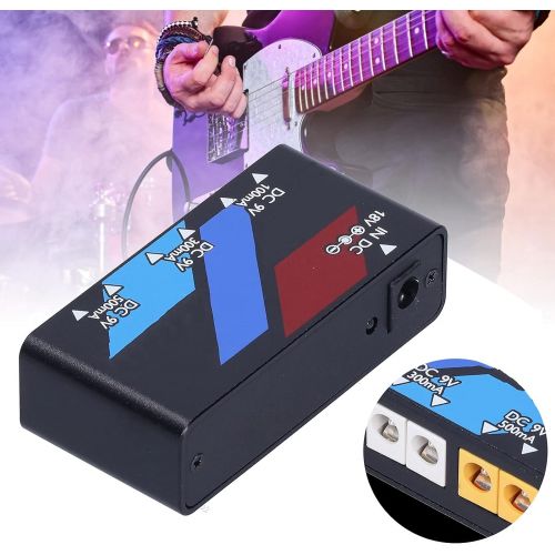  Walfront Pedal Power Supply Easy to Carry Electric Guitar Effect Pedal Power Guitar Accessories Board Short Circuit Protection 100?240V(US Plug)
