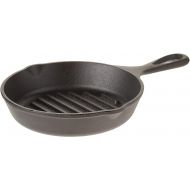 Lodge Cast Iron Grill Pan, 6.5 Inch, Black
