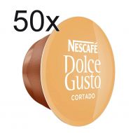 50 X Nescafe Dolce Gusto Cortado Espresso Macchiato, 50 Capsules