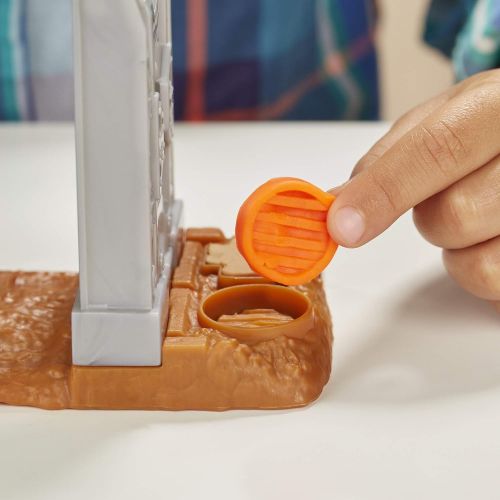  [아마존베스트]Play-Doh Wheels Gravel Yard Construction Toy with Non-Toxic Pavement Buildin Compound Plus 3 Additional Colors