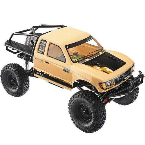  Axial SCX10 II Trail Honcho 4WD RC Rock Crawler Off-Road 4x4 Electric RTR with 2.4Ghz Radio, Waterproof ESC & LED Lights, 1/10 Scale RTR (Tan)