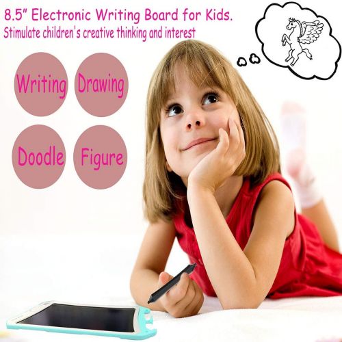  [아마존베스트]JRD&BS WINL 8.5 Inch Writing Drawing Board Graffite Board Childrens Toy 4-8 Birthday Gifts for Children Adults Writing Board with Pen Smart Paper Drawing Writer, Blue D