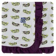 Kickee Pants Baby Girls Essentials Print Ruffle Stroller Blanket