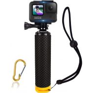 [아마존베스트]MiPremium Waterproof Floating Hand Grip Compatible with GoPro Hero 9 8 7 6 5 4 3+ 2 1 Session Black Silver Camera Handler & Handle Mount Accessories Kit for Water Sport and Action Cameras (Y