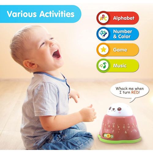  [아마존베스트]BEST LEARNING Whack and Learn Mole - Educational Interactive Light-Up Toy for Infants Babies Toddlers for 6 Month and up - Ideal Baby Toy Gifts