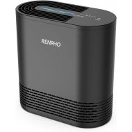RENPHO Air Purifier for Home Bedroom Pets Hair, True HEPA Air Filter cleaner, Eliminate Dander Smoke Pollen Dust Airborne with 3-Stage Filtration System, Desktop, Table Top, Small