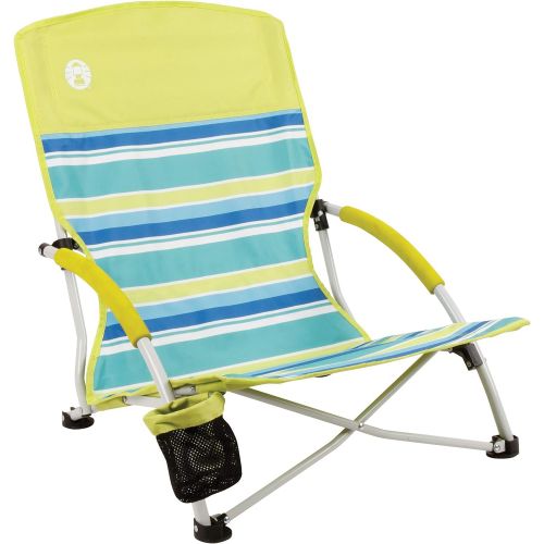 콜맨 Coleman Camping Chair Lightweight Utopia Breeze Beach Chair Outdoor Chair with Low Profile