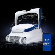 DOLPHIN Sigma Robotic Pool Cleaner with Bluetooth and Massive Top-Load Cartridge Filters, Ideal for Pools up to 50 Feet.