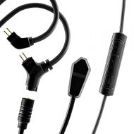 Linsoul KINERA Celest RUYI Microphone Cable 3.5mm Aux Mic Cable, Volume Control, Compatible with 2pin 0.78mm IEMs for Audiophile Studio Musician Mobile Phone Game Live Streaming (0.78mm 2pin, Black)