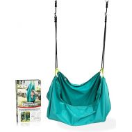 Slackers Hammock Swing- Easily Attach to Your Favorite Backyard Tree, Swing Set, or Slackers Build a Branch - The Perfect Family Fun Addition to Your Backyard Adventures - Recommended for Ages 3+