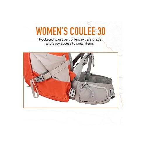  Mystery Ranch Women's Coulee 30 Backpack -Lightweight Hiking Daypack, 30L, M/L, Paprika