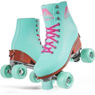 APOLLO Roller Skates Women - Retro Skates for Women and Girls - Size Adjustable Womens Quad Skates with High Heel - Rollerskates Adult Women - Disco Quads