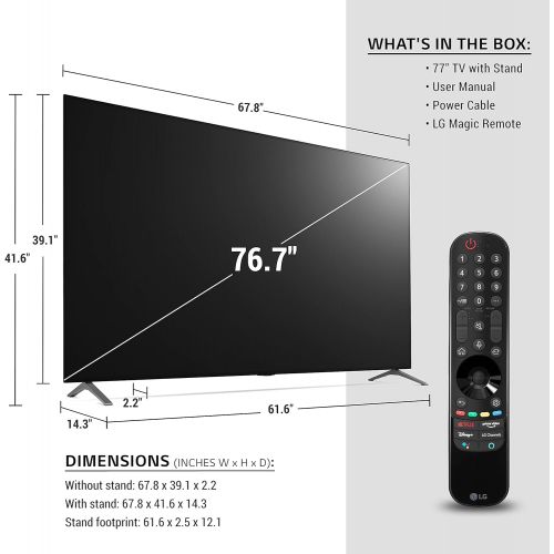  77인치 LG전자 알렉사 빌트인 A1 Series 4K 스마트 OLED 티비 2021년형(OLED77A1PUA )