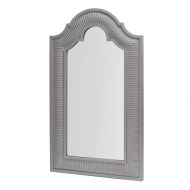 A&B Home A& Transitional Gray White, 34x2x60 inches Floor Mirror, Grey Color