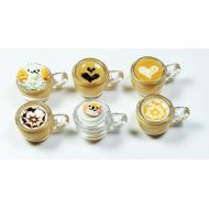6 Mix Coffee Latte Art Dollhouse Miniature,Tiny Coffee,Drink Beverage Dollhouse Accessories for Collectibles