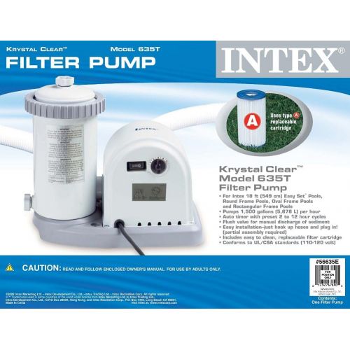 인텍스 Intex 56635E 1,500-Gallon Filter Pump