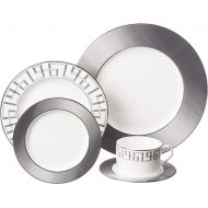 Lenox Darius Silver 13 Serving Platter, 2.55 LB, Taupe/Grey