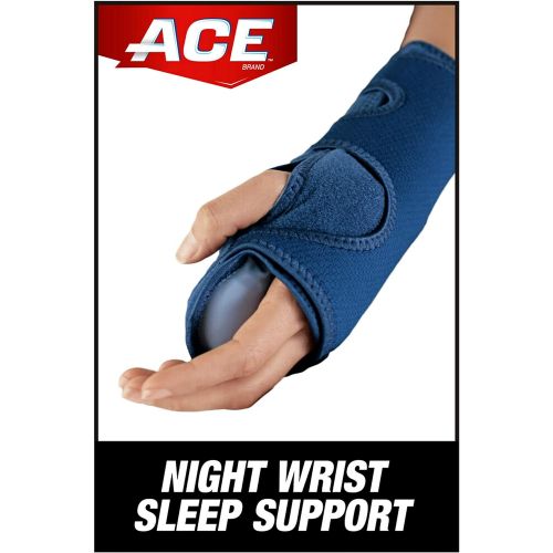 ACE - 209626 Night Wrist Sleep Support, Helps relieve symptoms of Carpal Tunnel Syndrome,