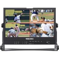 SEETEC ATEM156S 15.6 inch Multi Camera Broadcast Production Monitor with Waveform LUT HDR 4X3G SDI Inputs and Outputs HDMI RS485 Full HD 1920x1080