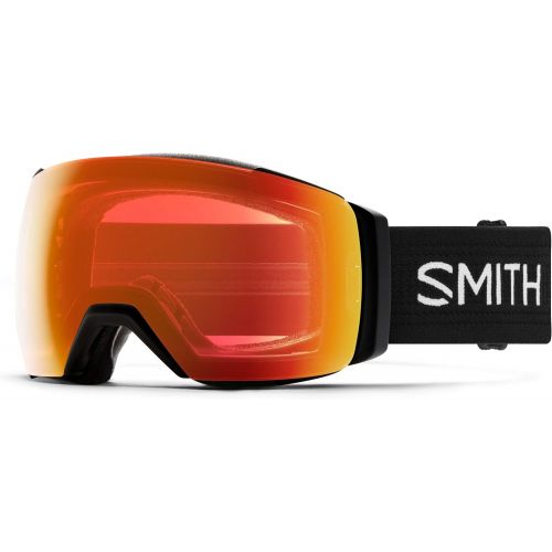스미스 Smith I/O MAG XL Snow Goggle - Black Chromapop Everyday Red Mirror+ Extra Lens