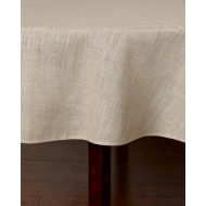 C&F Home 90 Round Tablecloth, Linen Color