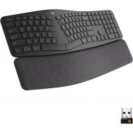 [아마존베스트]Logitech Ergo K860 Wireless Ergonomic Keyboard with Wrist Rest - Split Keyboard Layout for Windows/Mac, Bluetooth or USB Connectivity