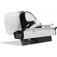 Berkel Home Line 250 Food Slicer/Black/10 Blade/Electric, Luxury, Premium, Food Slicer/Slices Prosciutto, Meat, Cold Cuts, Fish, Ham, Cheese, Bread, Fruit and Veggies/Adjustable Th