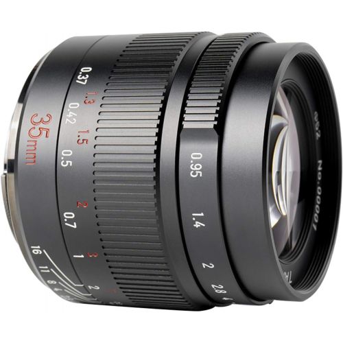  7artisans 35mm F0.95 Large Aperture APS-C Mirrorless Cameras Lens for Sony A7 A7II A7III(A7M3) A7R A7RIII A7S A7SIII A6000 A6300 A6400 A6500 NEX-3 NEX-3R NEX-5T