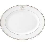 Lenox Federal Platinum Block Monogram Dinnerware Platter, P