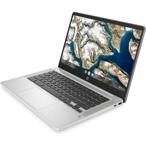 에이치피 HP Chromebook - 14a-na0023cl Everyday Value Laptop (Intel Celeron N4000 2-Core, 4GB RAM, 64GB eMMC, Intel UHD 600, 14.0 Full HD (1920x1080), WiFi, Bluetooth, Webcam, 1xUSB 3.1, Chr