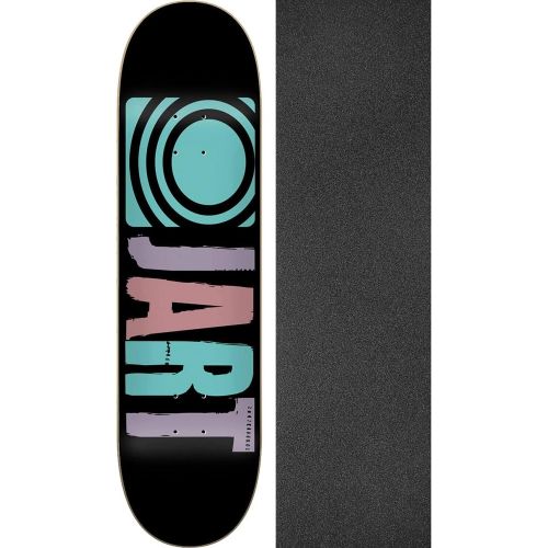  Warehouse Skateboards Jart Skateboards Classic Skateboard Deck - 8.12 x 31.85 with Jessup Black Griptape - Bundle of 2 Items