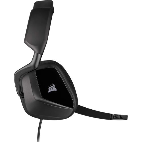 커세어 [아마존베스트]Corsair VOID ELITE Surround Gaming Headset (7.1 Surround Sound, Microfibre and Memory Foam Ear Pads for PC, Xbox One, PS4, Switch and Mobile Devices) Carbon