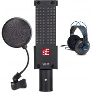 [아마존베스트]sE Electronics VR1 Voodoo Passive Ribbon Microphone with Shockmount and Case + Studio Reference Headphones + 4-Inch Pop Filter