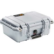 Pelican 1400 Camera Case With Foam (Silver)