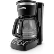 BLACK+DECKER 12-Cup Digital Coffee Maker, CM1160B-1, Programmable, Washable Basket Filter, Sneak-A-Cup, Auto Brew, Water Window, Keep Hot Plate, Black