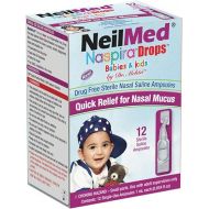 NeilMed Naspira Drops - Easy twist-off 12ct Ampoules, (Packaging May Vary)