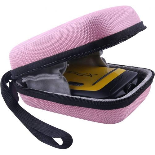  WERJIA Hard EVA Travel Case for Fujifilm FinePix XP120/130/140/80/90 Digital Camera Case (Carrying Case（Pink）)