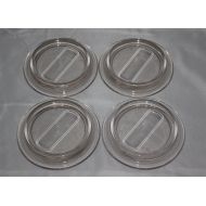 Empire Piano Caster Cups Clear Lucite Set of 4 for Upright Pianos