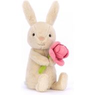 Jellycat Bonnie Bunny with Peony Stuffed Animal Plush Toy